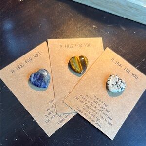 Heart-Shaped Natural Stone Hug 🥰